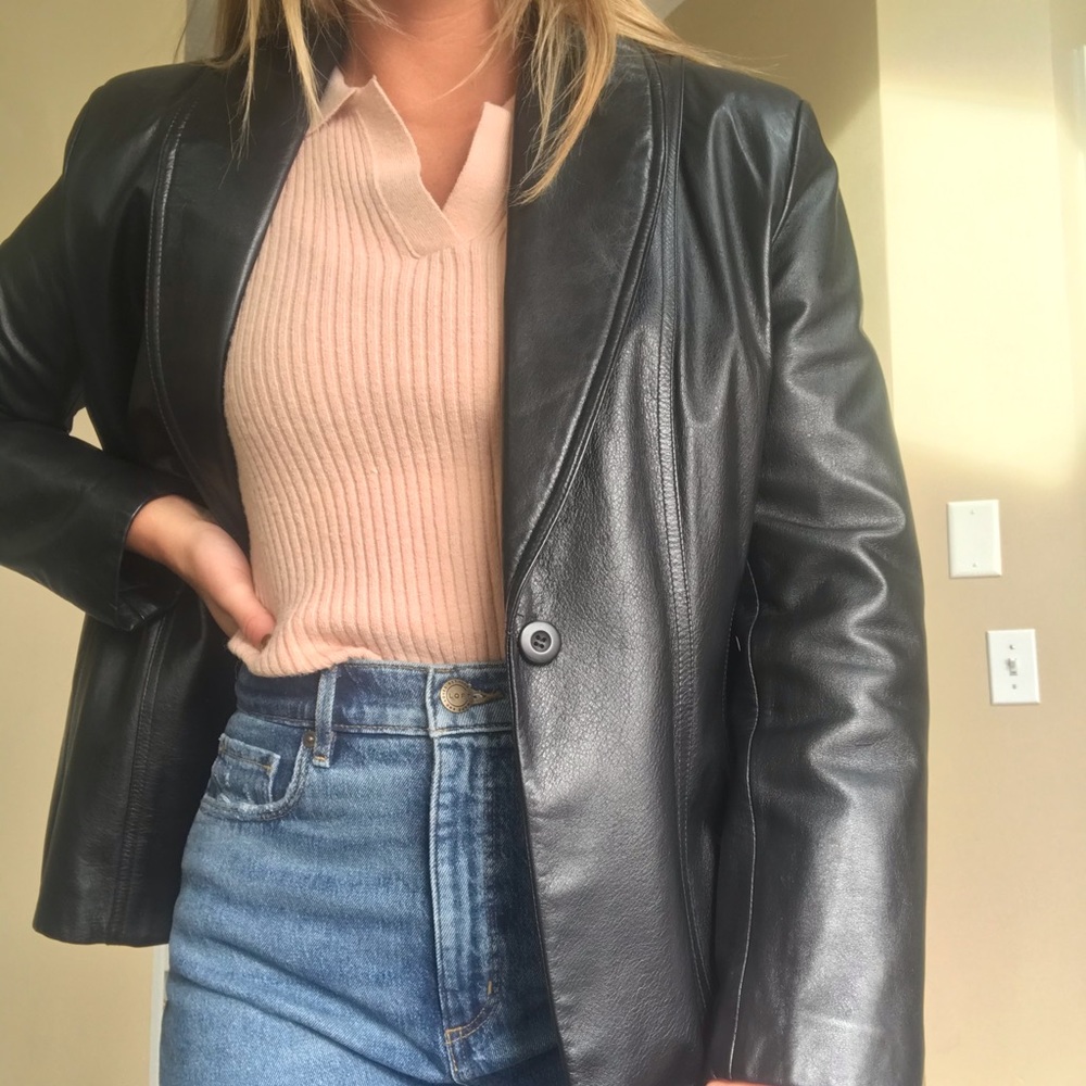 Vintage leather jacket